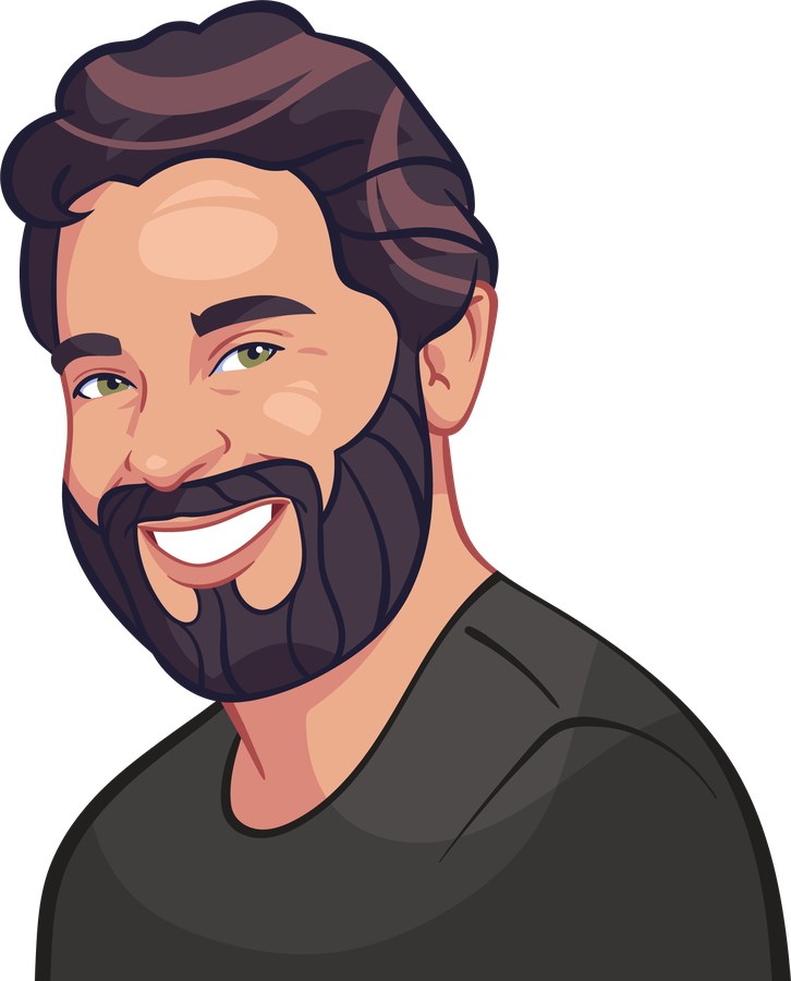 DevOps engineer, drawn by hand