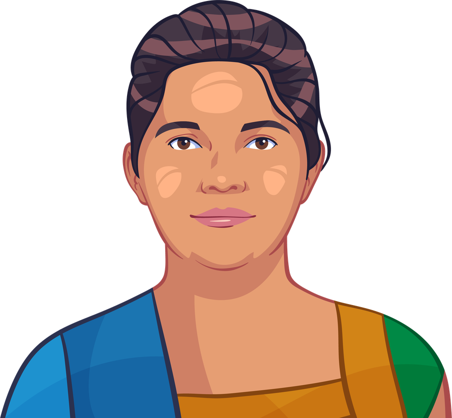 Marketing coordinator, drawn by hand
